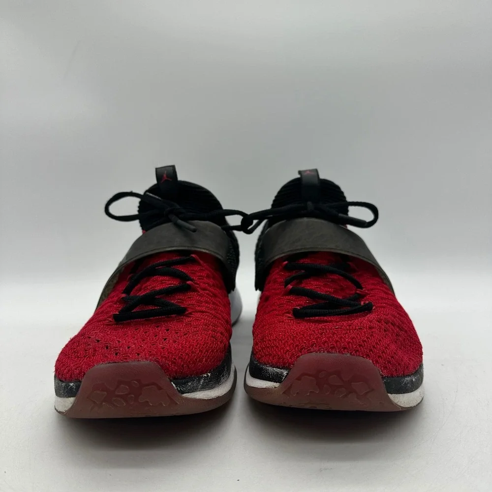 Nike 921210-601 Mens 10.5 Air Jordan Trainer 2 Flynit Red/Black Running Shoes‎